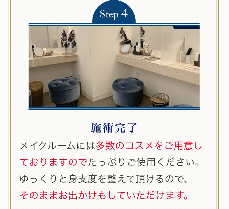 Step4 施術完了